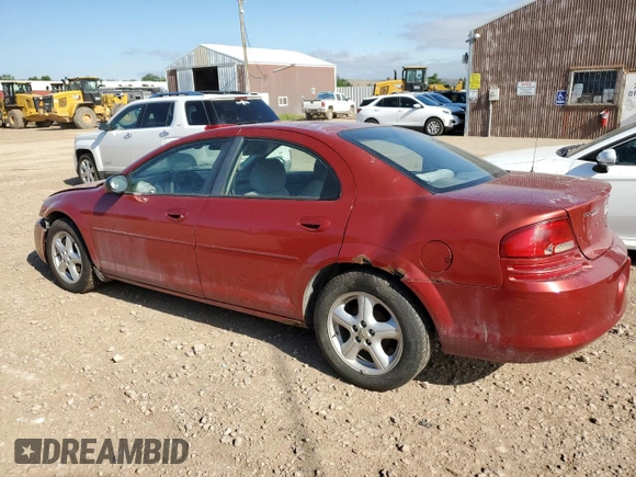 2005 Dodge Stratus SXT z VIN 1B3EL46R85N559785, wystawiony jako Copart lot #65991264 z przebiegiem 200 523 mil mil oraz Tytuł czysty. Historia ofert i sprzedaży dostępna na DreamBid. Obrazek 2.
