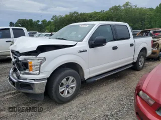 2018 Ford F-150 XL z VIN 1FTEW1CG9JFE23662, wystawiony jako Copart lot #49213735 z przebiegiem 141 824 mil mil oraz Czysty tytuł • Clean title. Historia ofert i sprzedaży dostępna na DreamBid. Obrazek 1.