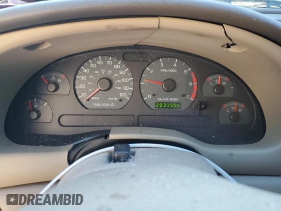 2004 Ford Mustang Standard with VIN 1FAFP40424F127406, listed as a Copart auction lot 87647265 with 203,350 mi miles and Salvage Title. Bid and sale history available at carsss.com. Image 9.