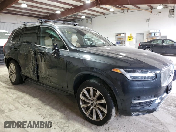 2017 Volvo XC90 Inscription with VIN YV4A22PLXH1166376, listed as a Copart auction lot 42101625 with 83,020 mi miles and Salvage Title. Bid and sale history available at carsss.com. Image 4.
