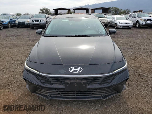 2024 Hyundai Elantra SEL with VIN KMHLM4DG0RU704524, listed as a Copart auction lot 53570285 with 14,045 mi miles and Salvage Title. Bid and sale history available at carsss.com. Image 5.