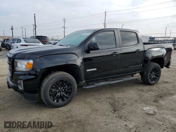 2022 GMC Canyon 2WD Elevation with VIN 1GTG5CEN0N1258686, listed as a Copart auction lot 49483185 with 32,939 mi miles and Salvage Title. Bid and sale history available at carsss.com. Image 1.