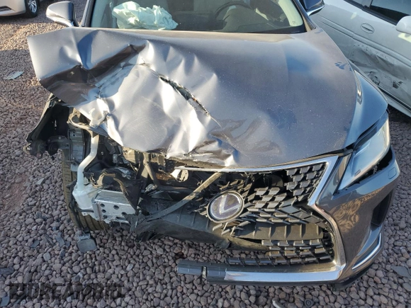 2021 Lexus RX 450h with VIN 2T2HGMDA5MC067791, listed as a Copart auction lot 52350105 with 39,617 mi miles and Salvage Title. Bid and sale history available at DreamBid. Image 12.