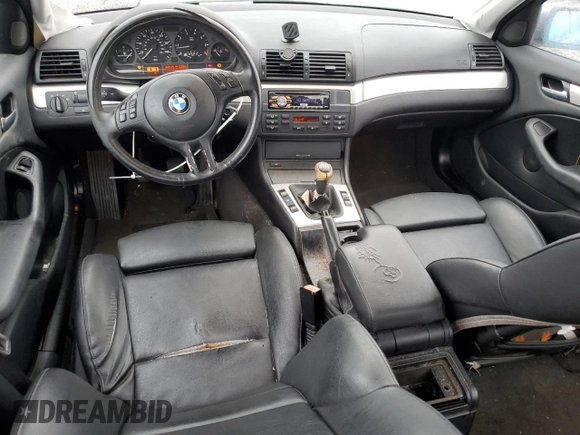 2004 BMW 3 Series 325i with VIN WBAEV33474KL63524, listed as a Copart auction lot 43437215 with 164,415 mi miles and Salvage Title. Bid and sale history available at carsss.com. Image 8.