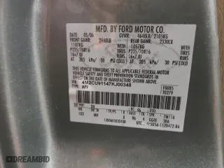 2007 Mercury Mariner Luxury with VIN 4M2CU91147KJ00348, listed as a Copart auction lot 89218185 with 184,182 mi miles and Salvage Title. Bid and sale history available at carsss.com. Image 13.