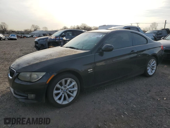 2011 BMW 3 Series 335i xDrive with VIN WBAKF9C54BE261816, listed as a Copart auction lot 48922125 with 77,132 mi miles and Salvage Title. Bid and sale history available at carsss.com. Image 1.