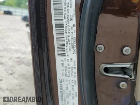 2014 Ram 2500 Laramie with VIN 3C6UR5FLXEG179678, listed as a Copart auction lot 53388095 with 128,112 mi miles and Salvage title. Bid and sale history available at DreamBid. Image 12.