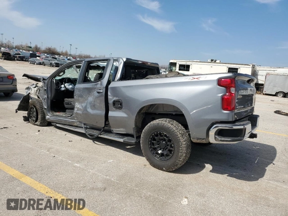 2021 Chevrolet Silverado 1500 LT with VIN 1GCUYDED4MZ142740, listed as a Copart auction lot 48862435 with Not Provided miles and Salvage Title. Bid and sale history available at DreamBid. Image 2.