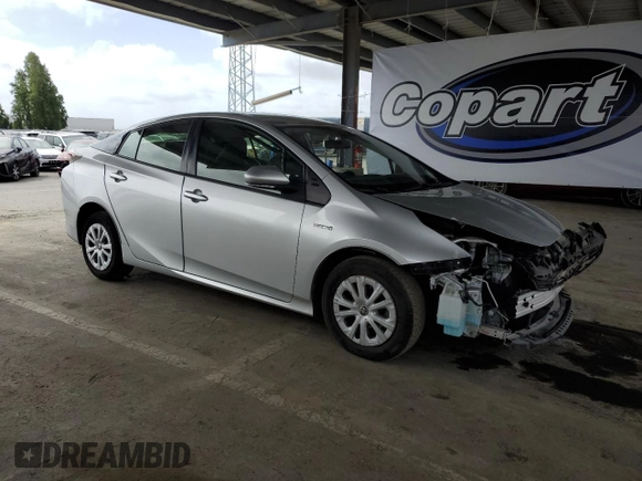 2016 Toyota Prius Two with VIN JTDKBRFU1G3017142, listed as a Copart auction lot 54553785 with 129,857 mi miles and Salvage Title. Bid and sale history available at DreamBid. Image 4.