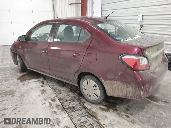 2024 Mitsubishi Mirage ES with VIN ML32FUFJ8RHF08445, listed as a IAAI auction lot 41528287 with 11,259 mi miles and . Bid and sale history available at DreamBid. Image 3.