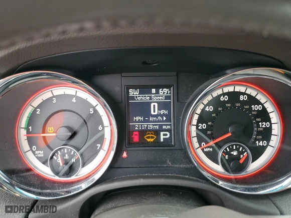 2013 Dodge Durango Crew with VIN 1C4RDHDG4DC535385, listed as a Copart auction lot 50942175 with 211,719 mi miles and Salvage Title. Bid and sale history available at carsss.com. Image 9.