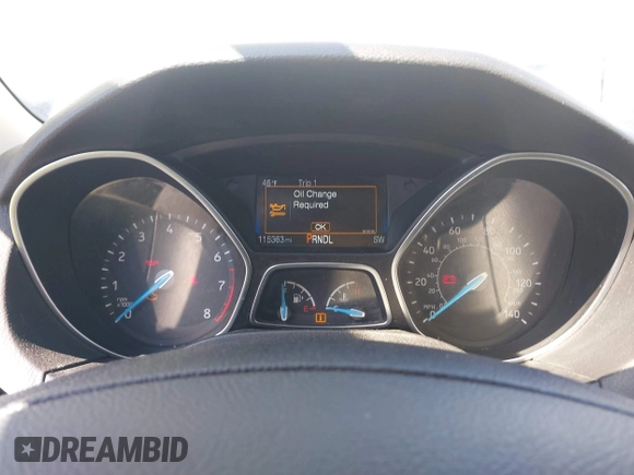 2018 Ford Focus SE with VIN 1FADP3F2XJL310931, listed as a IAAI auction lot 41983492 with 115,363 mi miles. Bid and sale history available at carsss.com. Image 7.