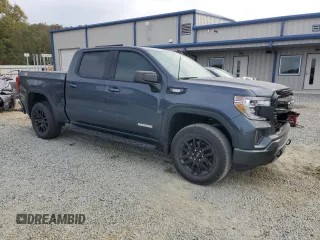 2022 GMC Sierra 1500 Limited Elevation with VIN 1GTU9CET5NZ180588, listed as a Copart auction lot 78836804 with 43,329 mi miles and Salvage Title. Bid and sale history available at carsss.com. Image 4.