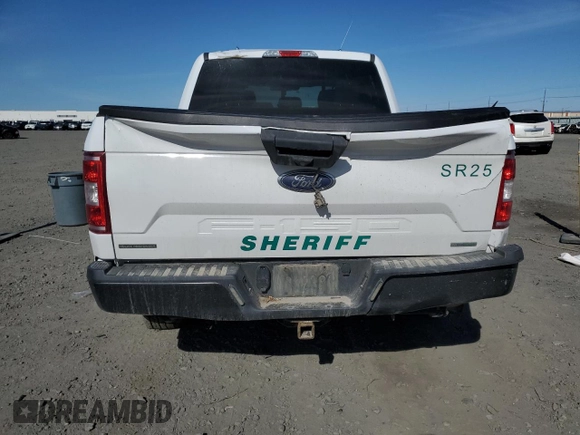 2019 Ford F-150 with VIN 1FTEW1P44KKD50970, listed as a Copart auction lot 56162645 with 153,050 mi miles and Salvage title. Bid and sale history available at DreamBid. Image 6.