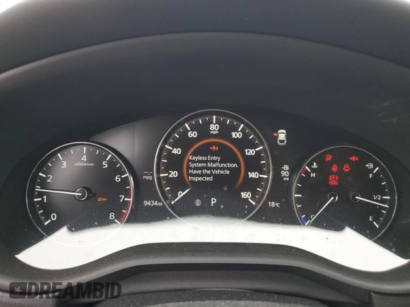 2023 Mazda CX-30 S Select with VIN 3MVDMBBM6PM542193, listed as a Copart auction lot 59504015 with 9,434 mi miles and Clean title. Bid and sale history available at DreamBid. Image 9.