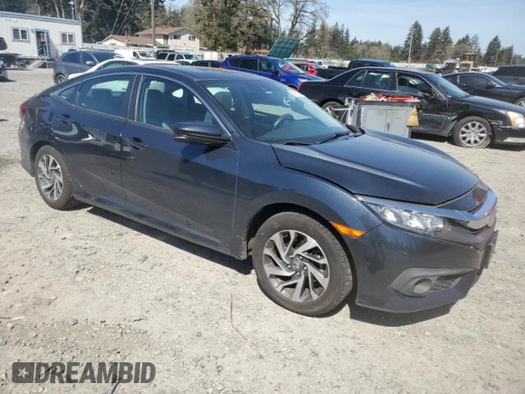 2016 Honda Civic Sedan EX with VIN 19XFC2F84GE215098, listed as a Copart auction lot 53055735 with 35,732 mi miles and Salvage Title. Bid and sale history available at carsss.com. Image 4.
