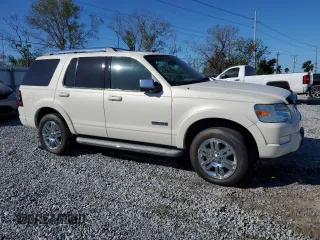 2008 Ford Explorer Limited with VIN 1FMEU65E98UA61364, listed as a Copart auction lot 47966725 with 128,385 mi miles and Salvage title. Bid and sale history available at DreamBid. Image 4.