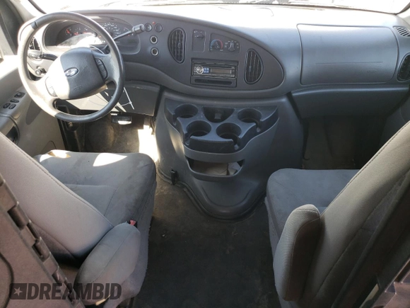 2008 Ford Econoline Cargo Commercial with VIN 1FTNE14W58DA65894, listed as a Copart auction lot 55408245 with 239,021 mi miles and Clean Title. Bid and sale history available at carsss.com. Image 8.