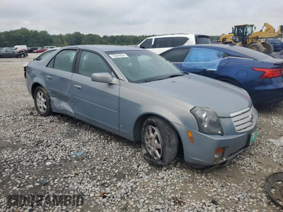 2007 Cadillac CTS with VIN 1G6DM57T570144580, listed as a Copart auction lot 73544224 with 0 mi miles and Salvage Title. Bid and sale history available at carsss.com. Image 4.