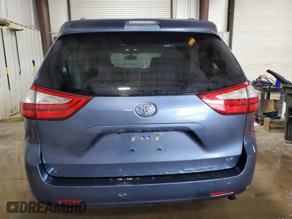 2017 Toyota Sienna LE Auto Access Seat with VIN 5TDKZ3DCXHS780666, listed as a Copart auction lot 53842955 with 111,757 mi miles and Salvage Title. Bid and sale history available at carsss.com. Image 6.