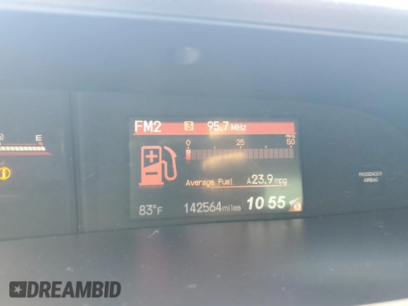 2012 Honda Civic Cpe Si with VIN 2HGFG4A54CH702346, listed as a Copart auction lot 52257745 with 142,564 mi miles and Salvage Title. Bid and sale history available at carsss.com. Image 9.