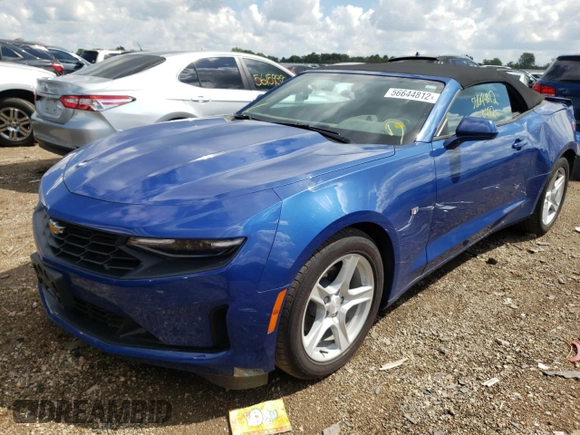 2022 Chevrolet Camaro 1LT with VIN 1G1FB3DX4N0109445, listed as a Copart auction lot 56644812 with 8,482 mi miles. Bid and sale history available at carsss.com. Image 2.
