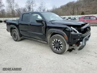 2023 Nissan Frontier PRO-4X with VIN 1N6ED1EK8PN619479, listed as a Copart auction lot 48434065 with 9,731 mi miles and Salvage Title. Bid and sale history available at carsss.com. Image 11.
