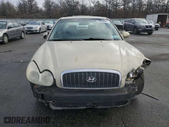 2003 Hyundai Sonata GLS with VIN KMHWF35H23A803752, listed as a Copart auction lot 79953044 with 105,538 mi miles and Salvage Title. Bid and sale history available at carsss.com. Image 5.