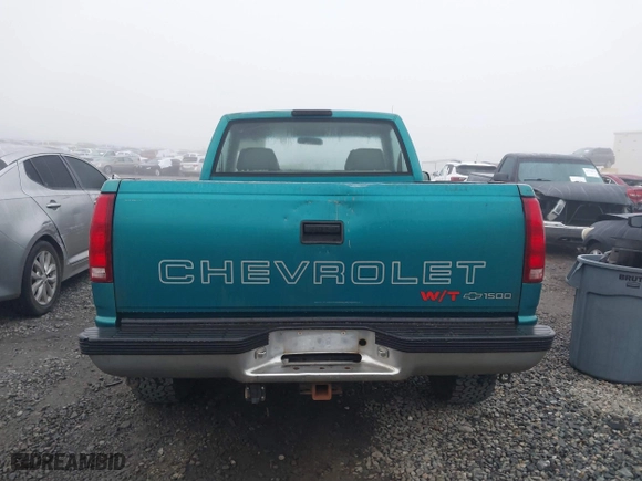 1995 Chevrolet C/K 1500 with VIN 1GCEK14Z9SZ141016, listed as a IAAI auction lot 41795606 with 261,799 mi miles. Bid and sale history available at carsss.com. Image 16.