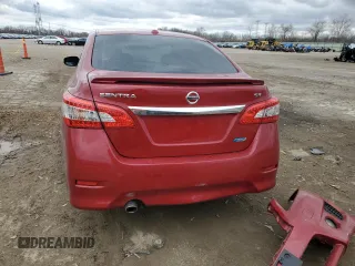 2014 Nissan Sentra SR with VIN 3N1AB7AP6EY295687, listed as a Copart auction lot 50497495 with Not Provided miles and Salvage Title. Bid and sale history available at DreamBid. Image 6.