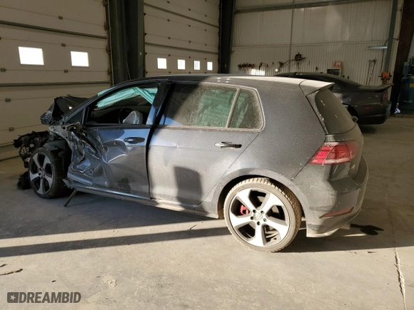 2019 Volkswagen Golf GTI S with VIN 3VW6T7AU3KM015827, listed as a Copart auction lot 88968465 with 0 mi miles and Salvage Title. Bid and sale history available at carsss.com. Image 2.