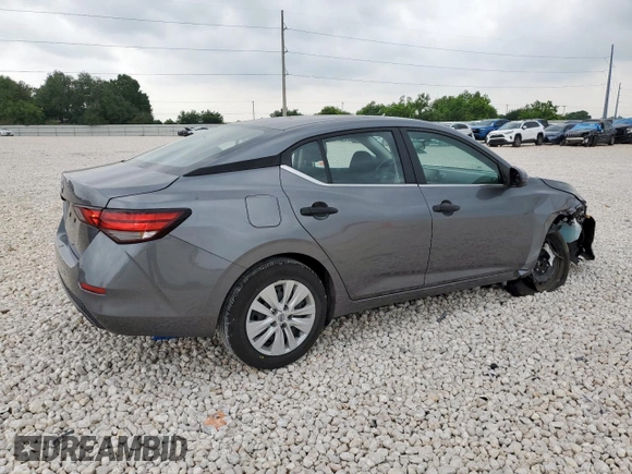 2024 Nissan Sentra S with VIN 3N1AB8BVXRY285091, listed as a Copart auction lot 57378785 with 17,943 mi miles and Salvage title. Bid and sale history available at DreamBid. Image 3.