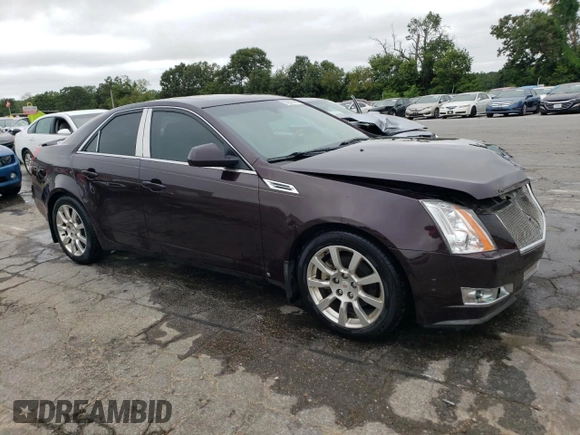 2009 Cadillac CTS RWD with VIN 1G6DV57V490111006, listed as a Copart auction lot 66313174 with 148,467 mi miles and Salvage Title. Bid and sale history available at DreamBid. Image 4.