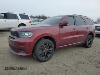 2019 Dodge Durango GT with VIN 1C4RDJDG6KC576251, listed as a Copart auction lot 88516185 with 70,763 mi miles and Salvage title. Bid and sale history available at DreamBid. Image 1.