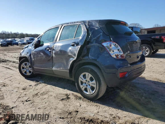 2019 Chevrolet Trax LS with VIN 3GNCJKSBXKL177964, listed as a Copart auction lot 49544625 with 86,476 mi miles and Salvage Title. Bid and sale history available at carsss.com. Image 2.