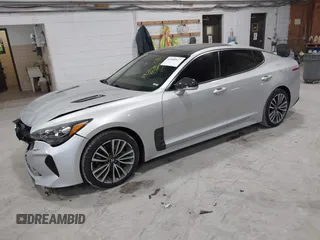 2018 Kia Stinger Premium with VIN KNAE25LA6J6021819, listed as a IAAI auction lot 41880827 with 119,214 mi miles. Bid and sale history available at carsss.com. Image 17.