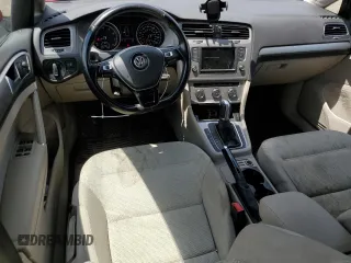 2017 Volkswagen Golf S with VIN 3VW017AU0HM532751, listed as a Copart auction lot 57826395 with 133,710 mi miles and Salvage title. Bid and sale history available at DreamBid. Image 8.