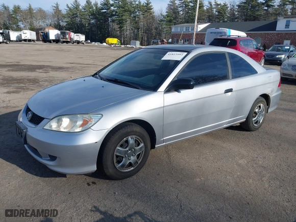 2004 Honda Civic VP with VIN 1HGEM22104L023697, listed as a IAAI auction lot 41815992 with 190,381 mi miles. Bid and sale history available at carsss.com. Image 2.