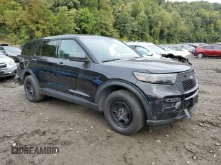 2021 Ford Police Interceptor Utility z VIN 1FM5K8AB5MGC40409, wystawiony jako Copart lot #73527934 z przebiegiem 45 716 mil mil oraz Szkoda całkowita • Salvage title. Historia ofert i sprzedaży dostępna na DreamBid. Obrazek 4.