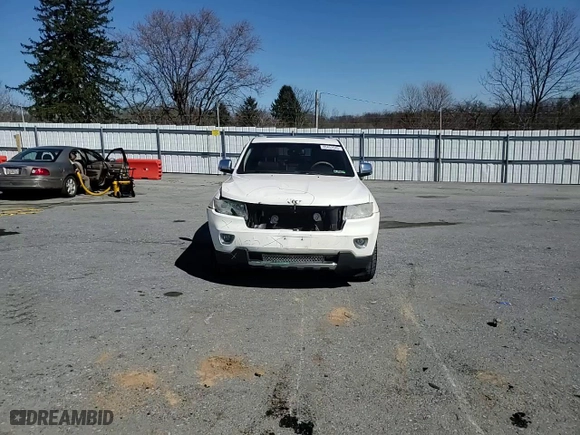 2012 Jeep Grand Cherokee Overland with VIN 1C4RJFCG4CC175502, listed as a Copart auction lot 48452945 with 157,267 mi miles and Salvage Title. Bid and sale history available at carsss.com. Image 12.