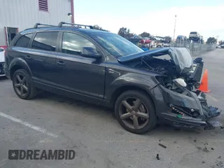 2015 Audi Q7 3.0T Premium Plus with VIN WA1LGAFE4FD002220, listed as a IAAI auction lot 41524217 with 120,574 mi miles. Bid and sale history available at carsss.com. Image 1.