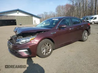 2019 Kia Optima LX z VIN 5XXGT4L31KG332341, wystawiony jako Copart lot #51997675 z przebiegiem 75 757 mil mil oraz Szkoda całkowita • Salvage title. Historia ofert i sprzedaży dostępna na DreamBid. Obrazek 1.