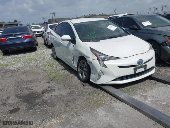 2016 Toyota Prius Four with VIN JTDKARFU2G3023311, listed as a IAAI auction lot 41625483 with 114,334 mi miles. Bid and sale history available at carsss.com. Image 1.