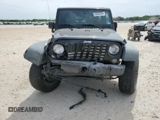 2015 Jeep Wrangler Sport with VIN 1C4AJWAG3FL723090, listed as a Copart auction lot 53325235 with 96,306 mi miles and Salvage title. Bid and sale history available at DreamBid. Image 5.
