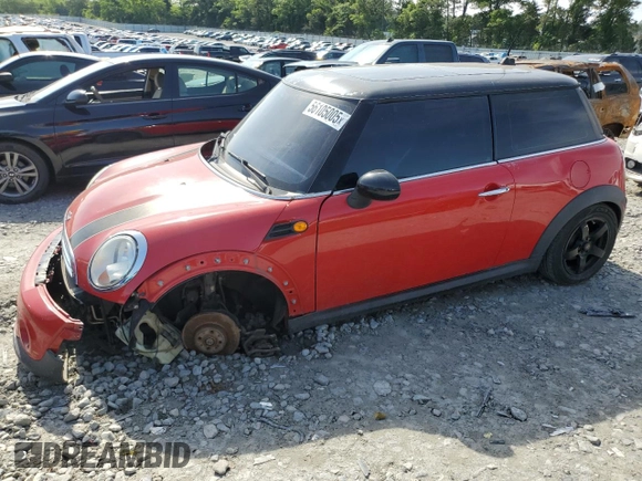 2011 MINI Hardtop with VIN WMWSU3C50BT096507, listed as a Copart auction lot 56105005 with Not Provided miles and Clean Title. Bid and sale history available at DreamBid. Image 1.