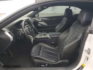 2019 BMW 8 Series M850i xDrive with VIN WBAFY4C57KBX38867, listed as a Copart auction lot 76091124 with 25,850 mi miles and Salvage Title. Bid and sale history available at carsss.com. Image 7.