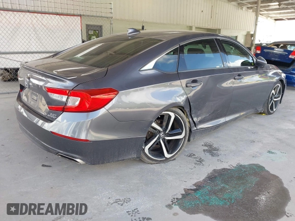 2019 Honda Accord Sport with VIN 1HGCV2F33KA015456, listed as a IAAI auction lot 42470172 with 87,477 mi miles and . Bid and sale history available at DreamBid. Image 4.