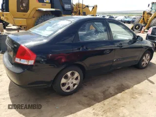 2009 Kia Spectra EX with VIN KNAFE221895631802, listed as a Copart auction lot 69585164 with 223,488 mi miles and Clean Title. Bid and sale history available at carsss.com. Image 3.
