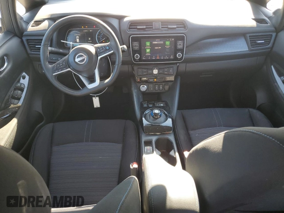 2023 Nissan LEAF SV Plus with VIN 1N4CZ1CV7PC561374, listed as a Copart auction lot 47623055 with 10,572 mi miles and Salvage Title. Bid and sale history available at DreamBid. Image 8.