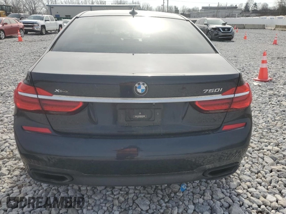 2018 BMW 7 Series 750i xDrive with VIN WBA7B0C56JG527160, listed as a Copart auction lot 44614404 with Not provided miles and . Bid and sale history available at DreamBid. Image 6.